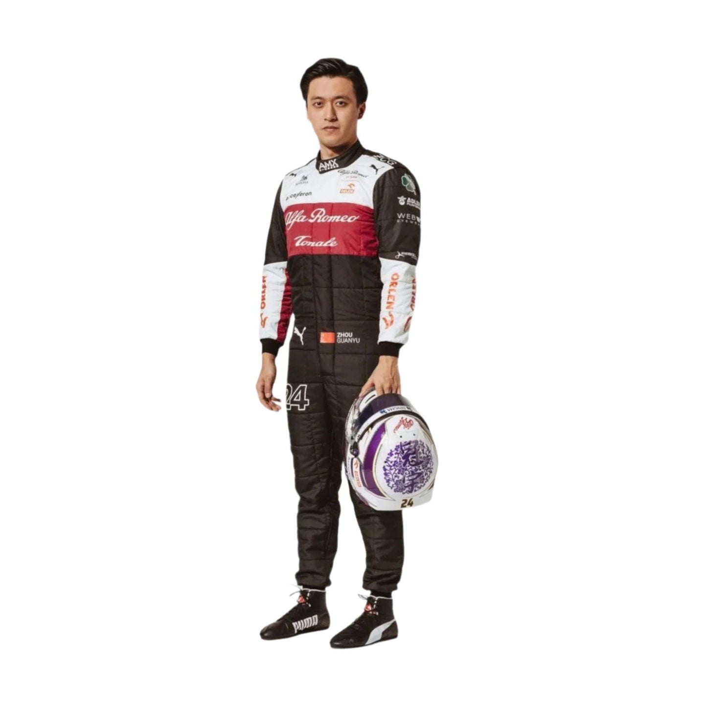 2022 Zhou Guanyu Alfa Romeo F1 Team Race Suit - Ex Race Gear