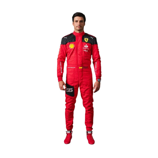 2023 Carlos Sainz Race Scuderia Ferrari F1 Race Suit - Ex Race Gear