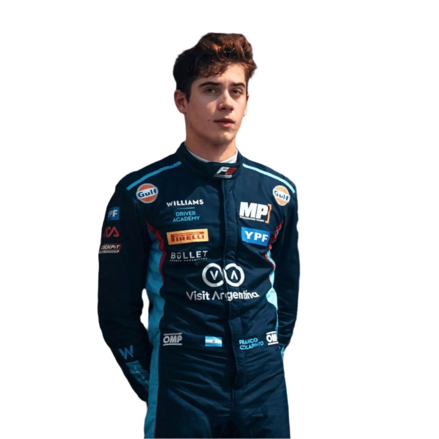 2023 Franco Colapinto MP Motorsport Suit - Ex Race Gear