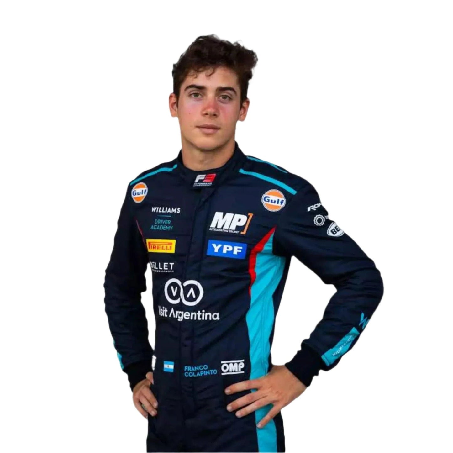 2023 Franco Colapinto MP Motorsport Suit - Ex Race Gear