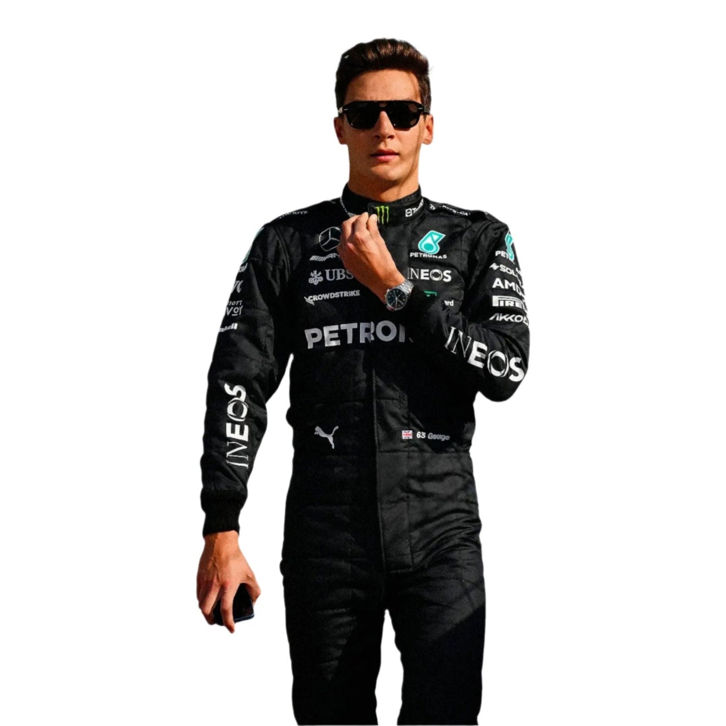 2023 George Russell Mercedes AMG F1 Race Suit -Ex Race Gear