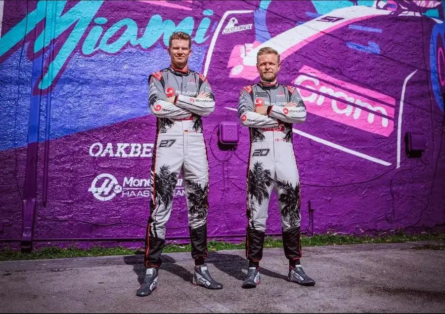 2023 Kevin Magnussen Haas F1 Team Race Suit - Miami GP - Ex Race Gear