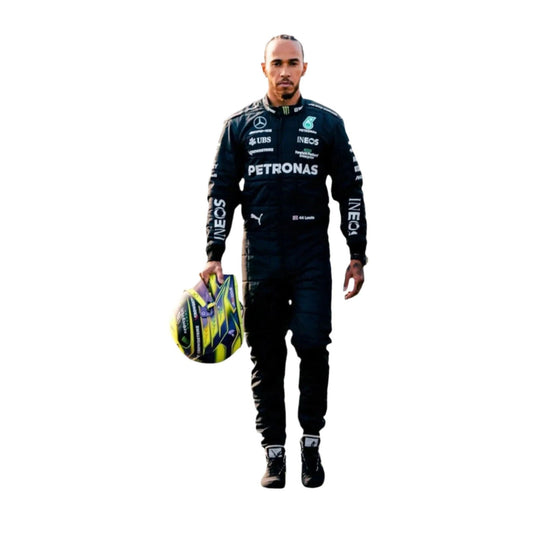 2023 Lewis Hamilton Mercedes AMG F1 Race Suit - EX Race Gear