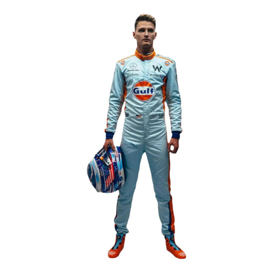 2023 Logan Sargeant Gulf F1 Race Suit Singapore GP - Ex Race Gear