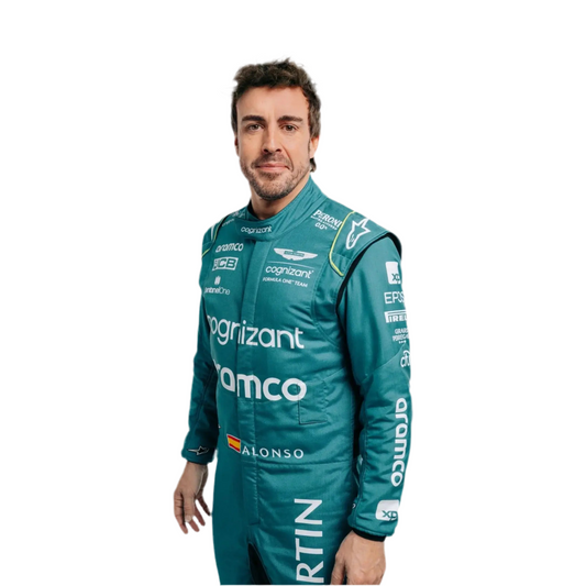 2023 Official Fernando Alonso Aston Martin F1 Race Suit - Ex Race Gear