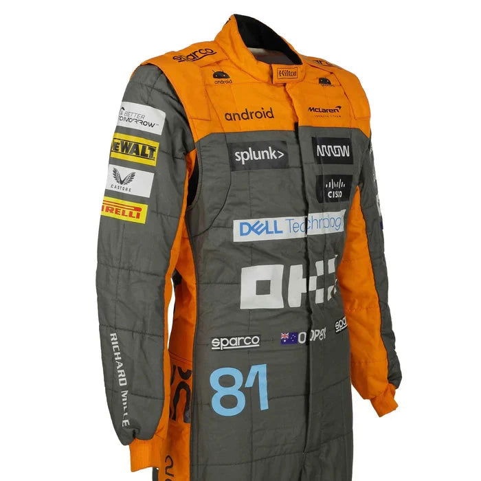 2023 Oscar Piastri Replica Race Suit | Official McLaren F1 Gear - Ex Race Gear