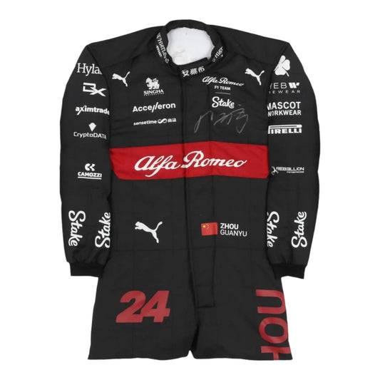 2023 Zhou Guanyu Alfa Romeo F1 Team Stake Replica Race Suit - Ex Race Gear