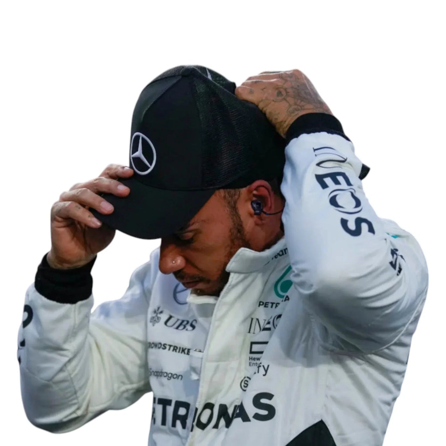 2024 Lewis Hamilton Qatar GP F1 Race Suit - Ex Race Gear