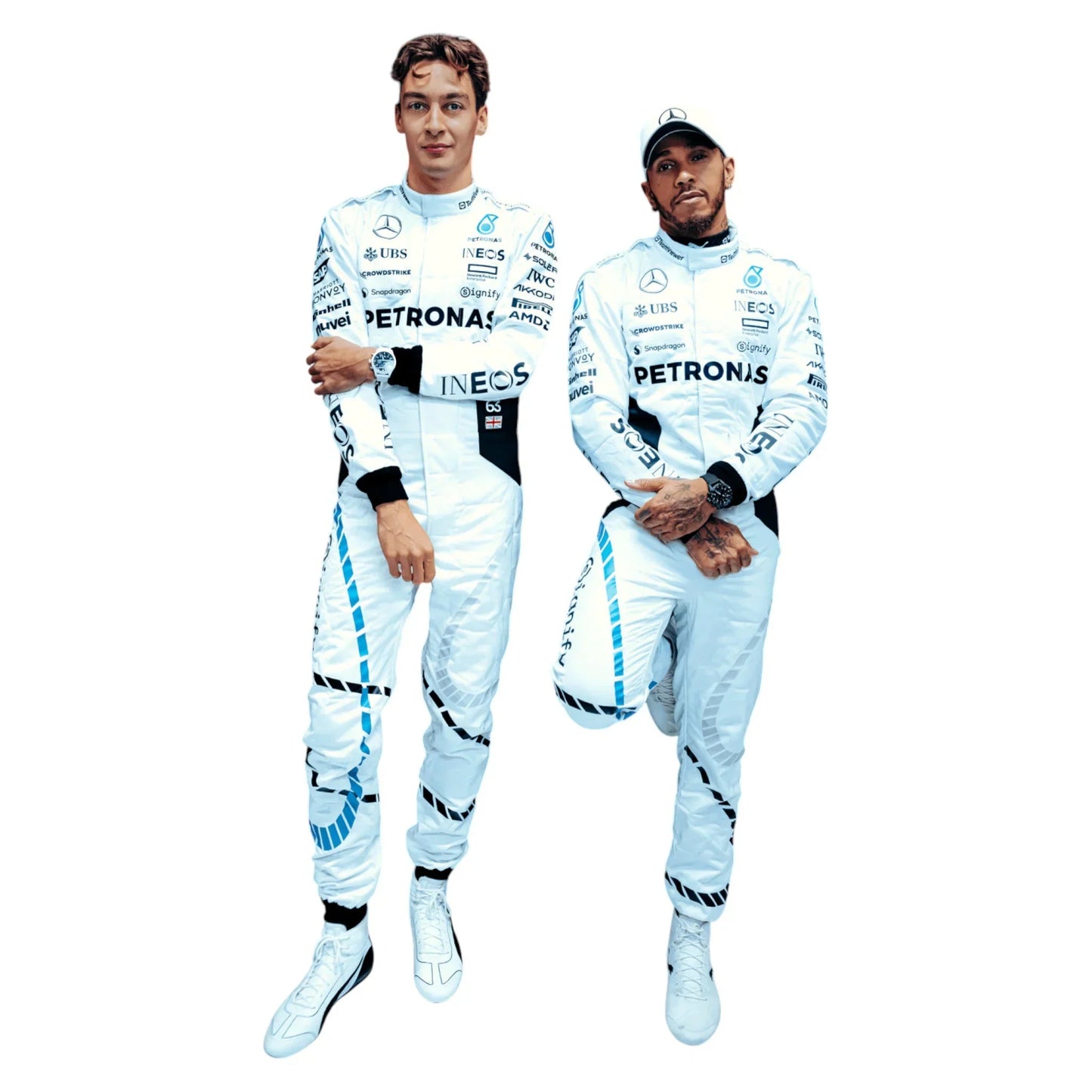 2024 Lewis Hamilton Qatar GP F1 Race Suit - Ex Race Gear