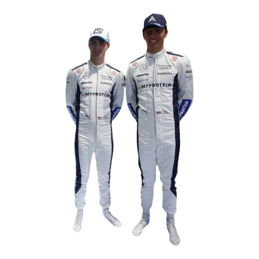 2024 Alex Albon Logan Sargeant Williams F1 Team Race Suit - Ex Race Gear
