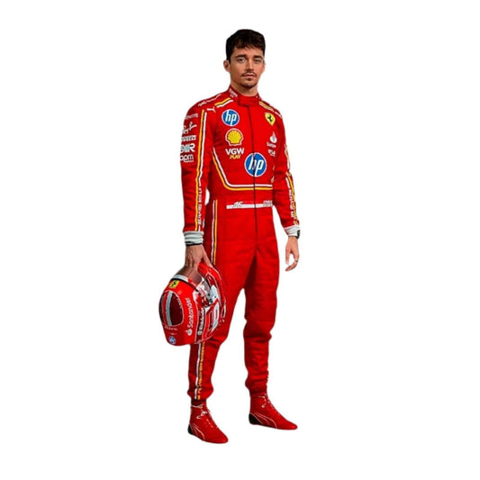 2024 Charles Leclerc Replica Race Suit | Scuderia Ferrari HP -  Ex Race Gear