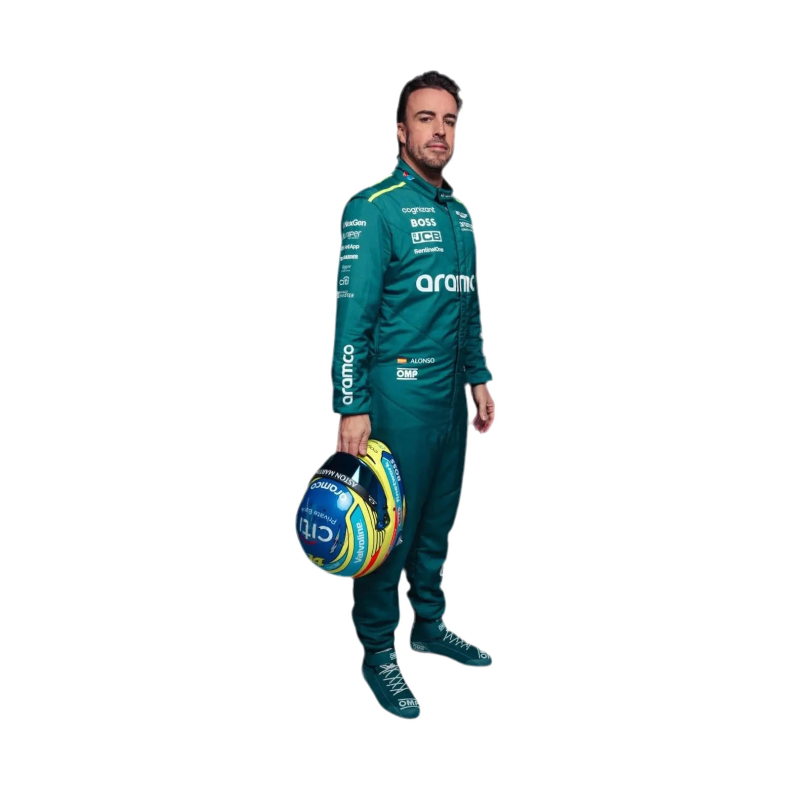 2024 Fernando Alonso & Lance Stroll Replica Race Suit | Aston Martin F1 - Ex Race Gear