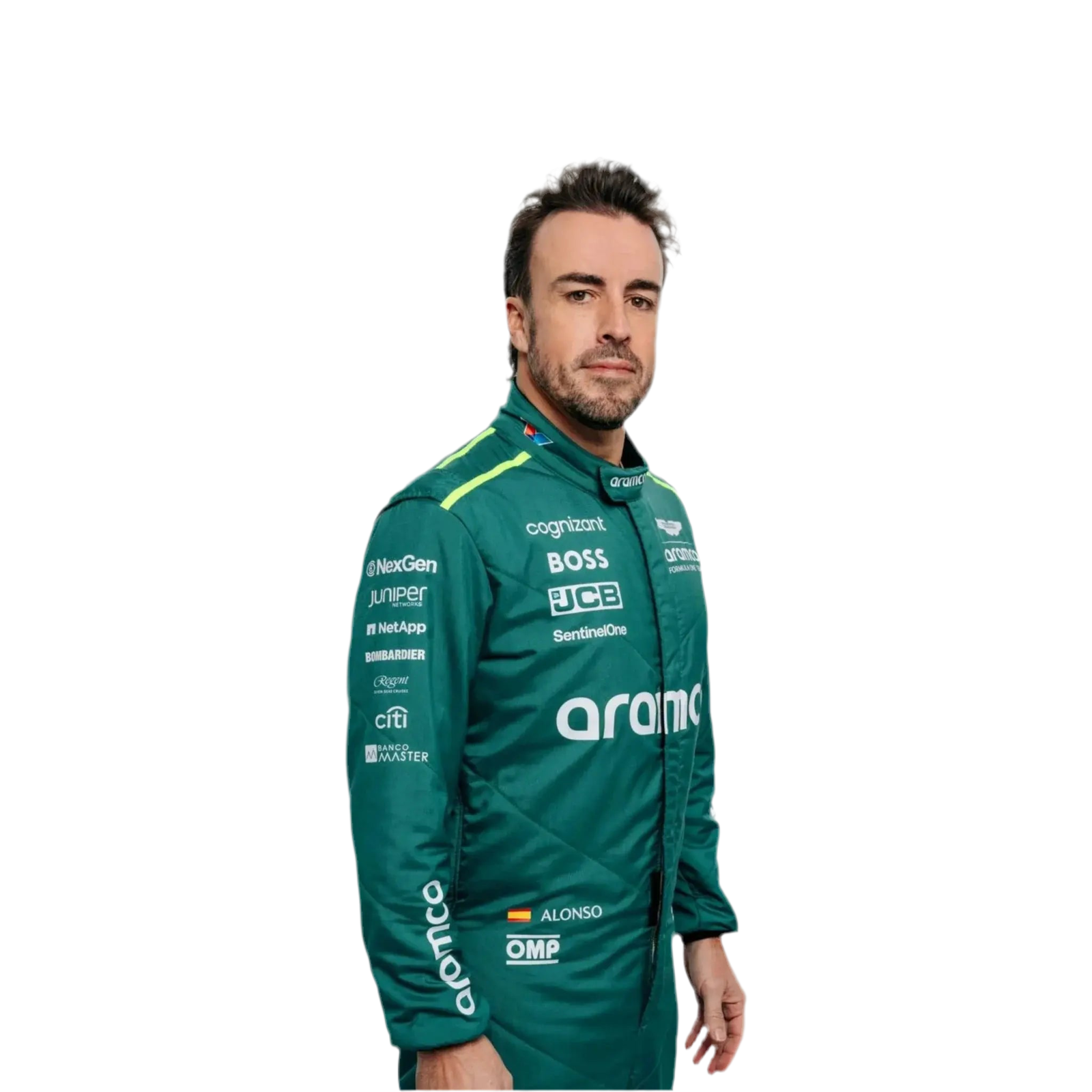 2024 Fernando Alonso & Lance Stroll Replica Race Suit | Aston Martin F1 - Ex Race Gear