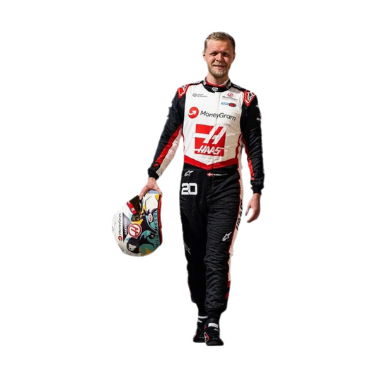 2024 Kevin Magnussen Replica Race Suit | Haas F1 Team Merchandise - Speedxcrafts