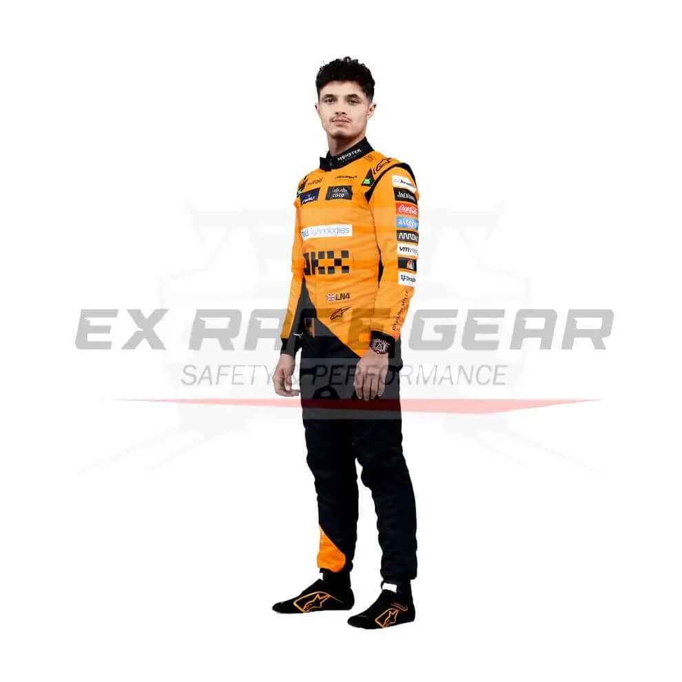 2024 New McLaren Lando Norris F1 Team Race Suit - Ex Race Gear