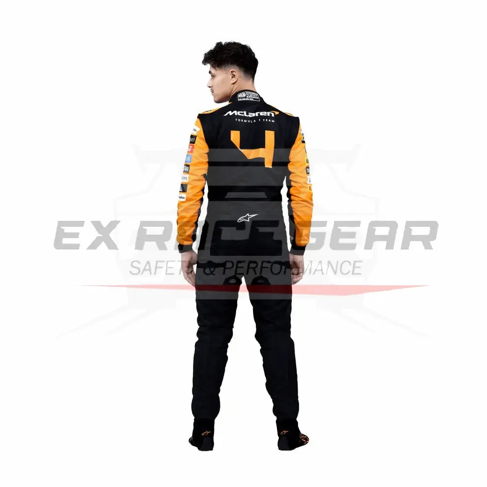 2024 New McLaren Lando Norris F1 Team Race Suit - Ex Race Gear