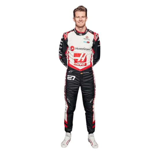 2024 Nico Hülkenberg Replica Race Suit | Haas F1 Team - Exracegear