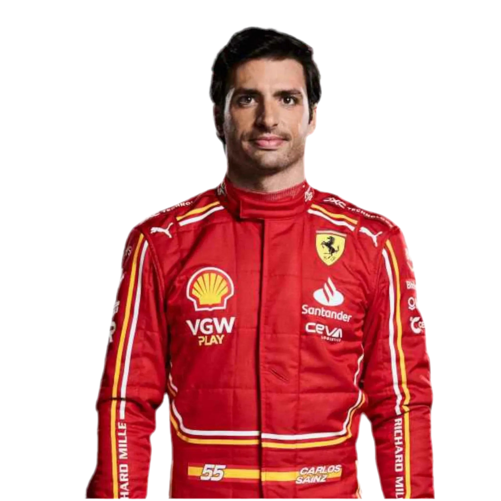 2024 Scuderia Ferrari Replica Race Suit | Official Team Merchandise - Ex Race Gear