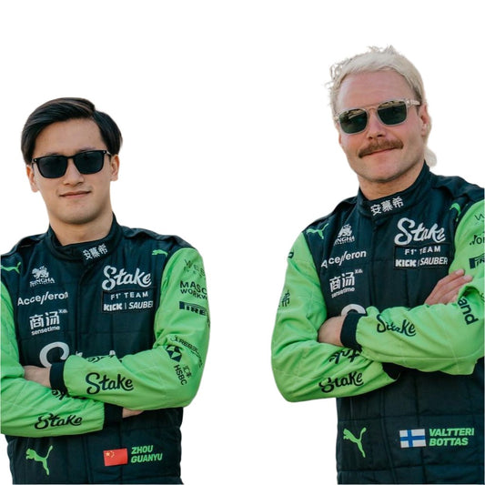 2024 Valtteri Bottas & Zhou Guanyu Replica Race Suit | Sauber F1 Team - Ex Race Gear