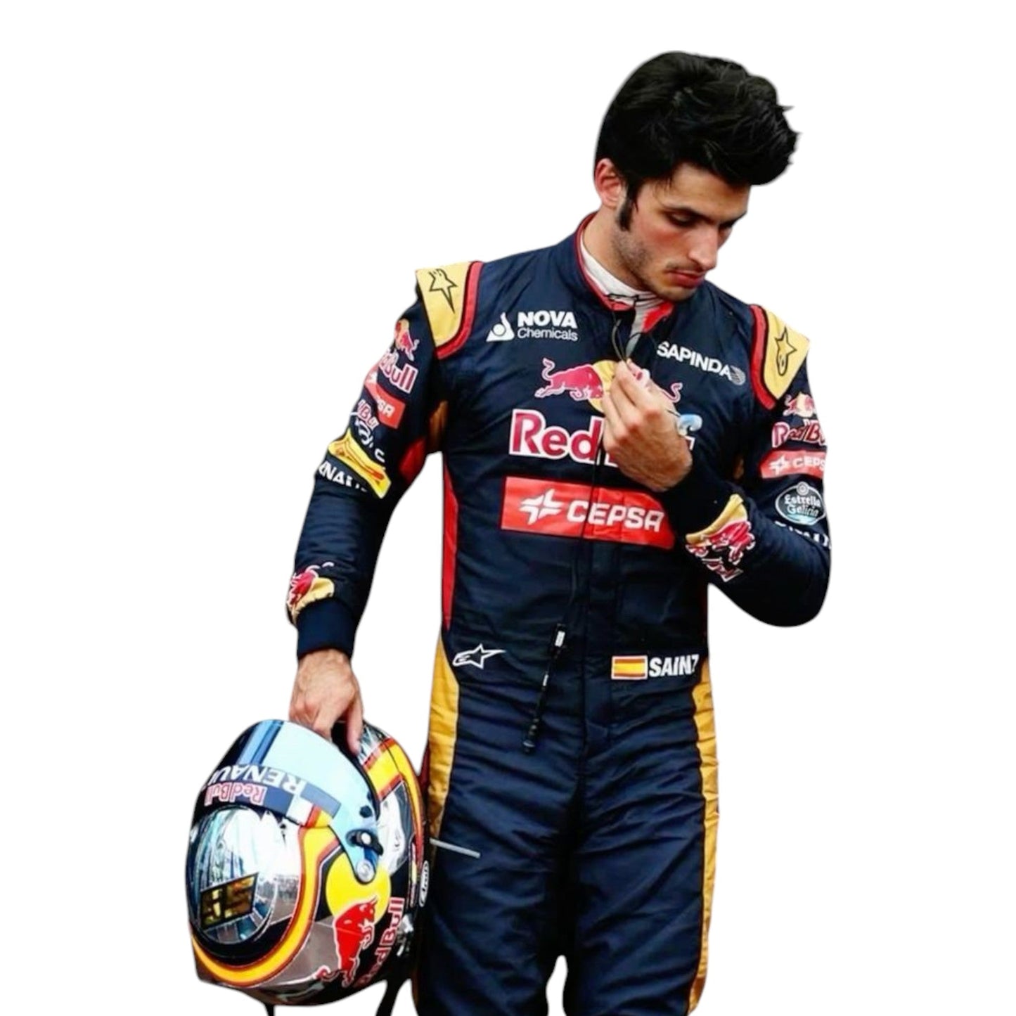 2015 Carlos Sainz Red Bull F1 Team Race Suit Rustle Racewears