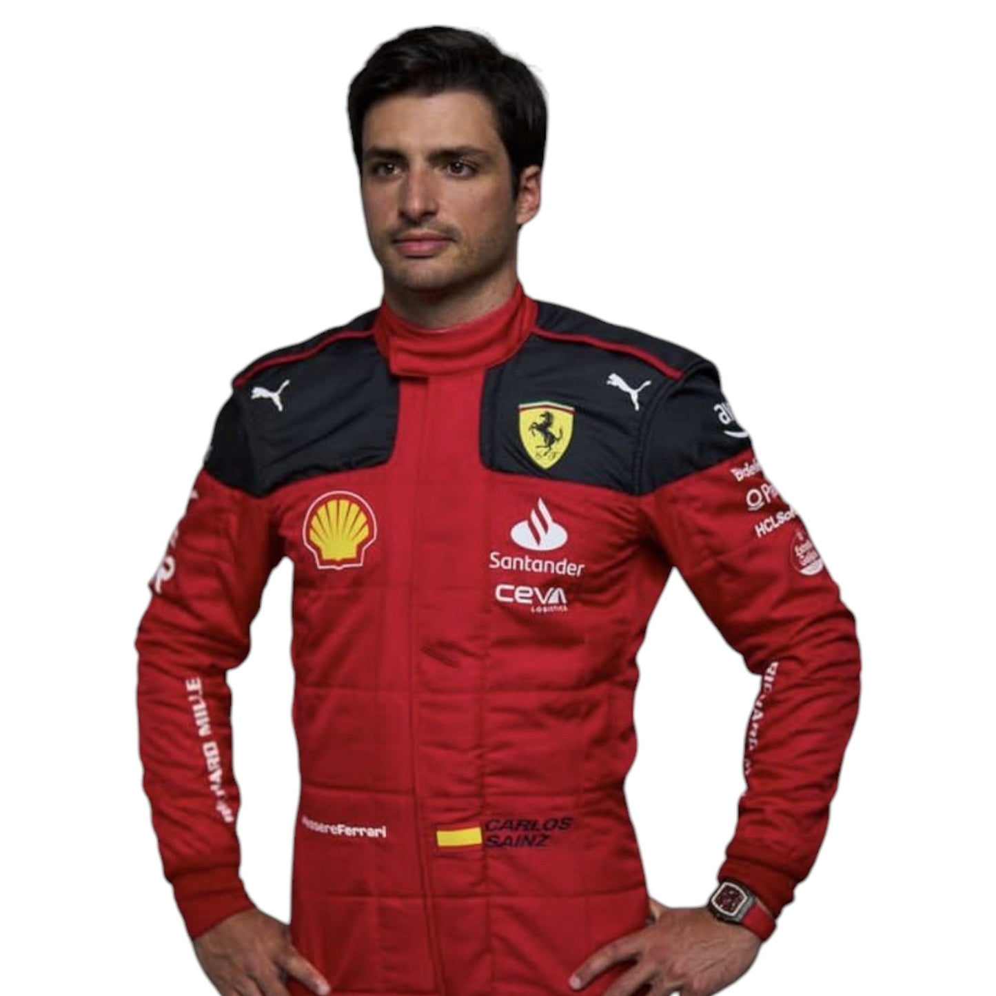 2023 Carlos Sainz Scuderia Ferrari F1 Race Suit Ex Race Gear