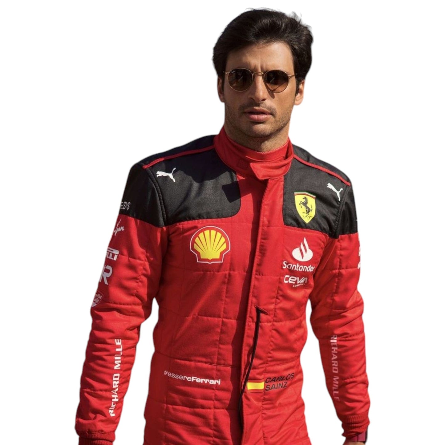 2023 Carlos Sainz Scuderia Ferrari F1 Race Suit Ex Race Gear