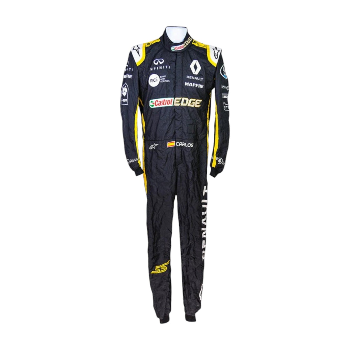 2018 Carlos Sainz F1 Team Renault Race Suit Replica Ex Race Gear