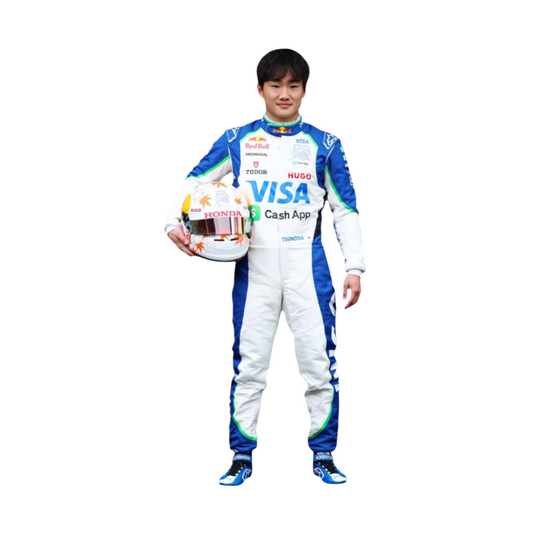 2025 Yuki Tsunoda Alphatauri Race Suit Ex Race Gear