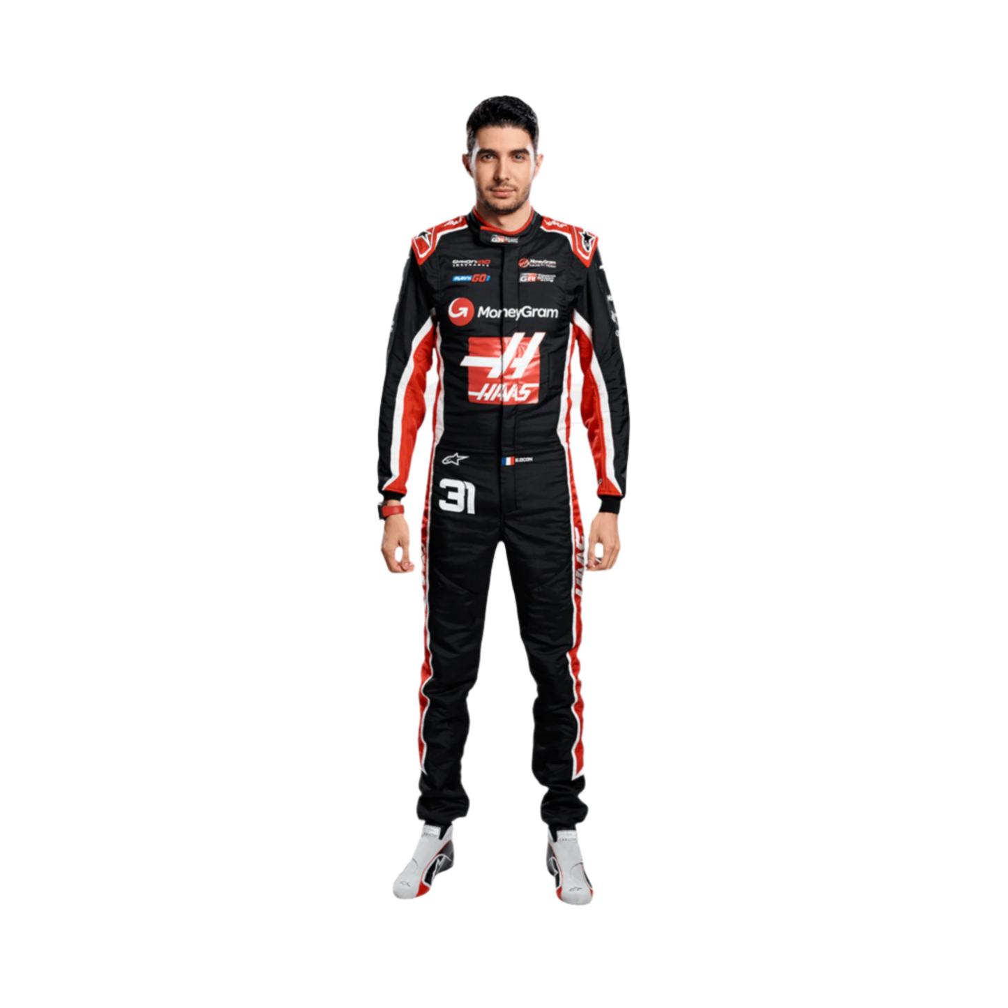 2025 Ollie Bearman Haas F1 Team Race Suit - Ex Race Gear