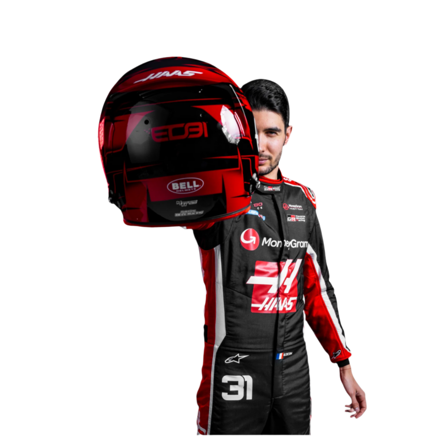 2025 Ollie Bearman Haas F1 Team Race Suit - Ex Race Gear