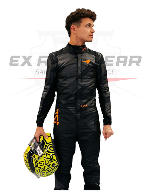 New 2025 Lando Norris McLaren Racing Race Suit Formula 1 ~ Ex Race Gear
