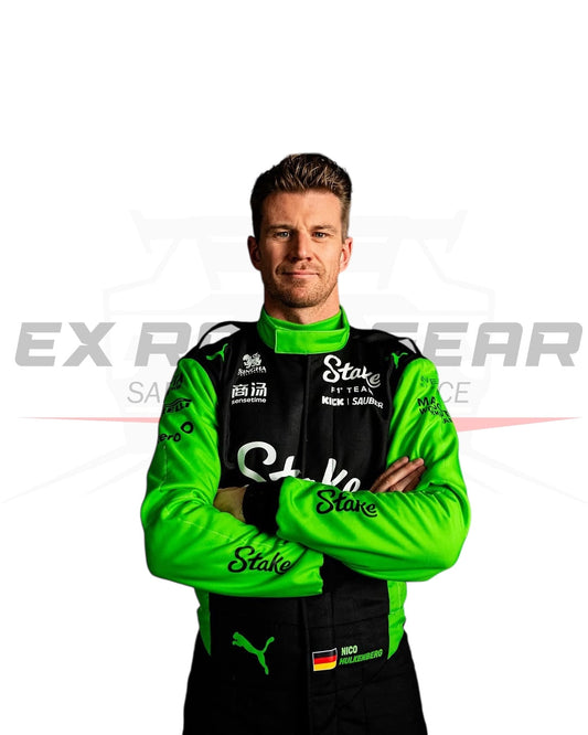 2025 Nico Hulkenberg Replica Race Suit | Sauber F1 Team Stake Ex Race Gear