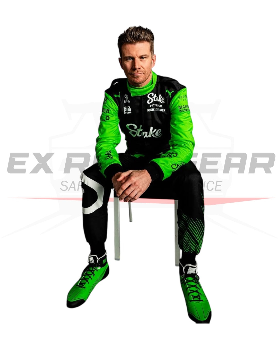 2025 Nico Hulkenberg Replica Race Suit | Sauber F1 Team Stake Ex Race Gear