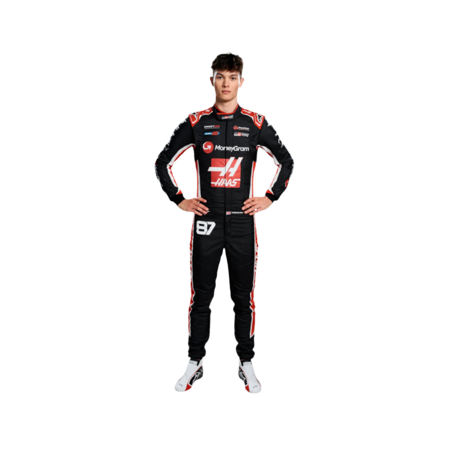 2025 Ollie Bearman Haas F1 Team Race Suit - Ex Race Gear