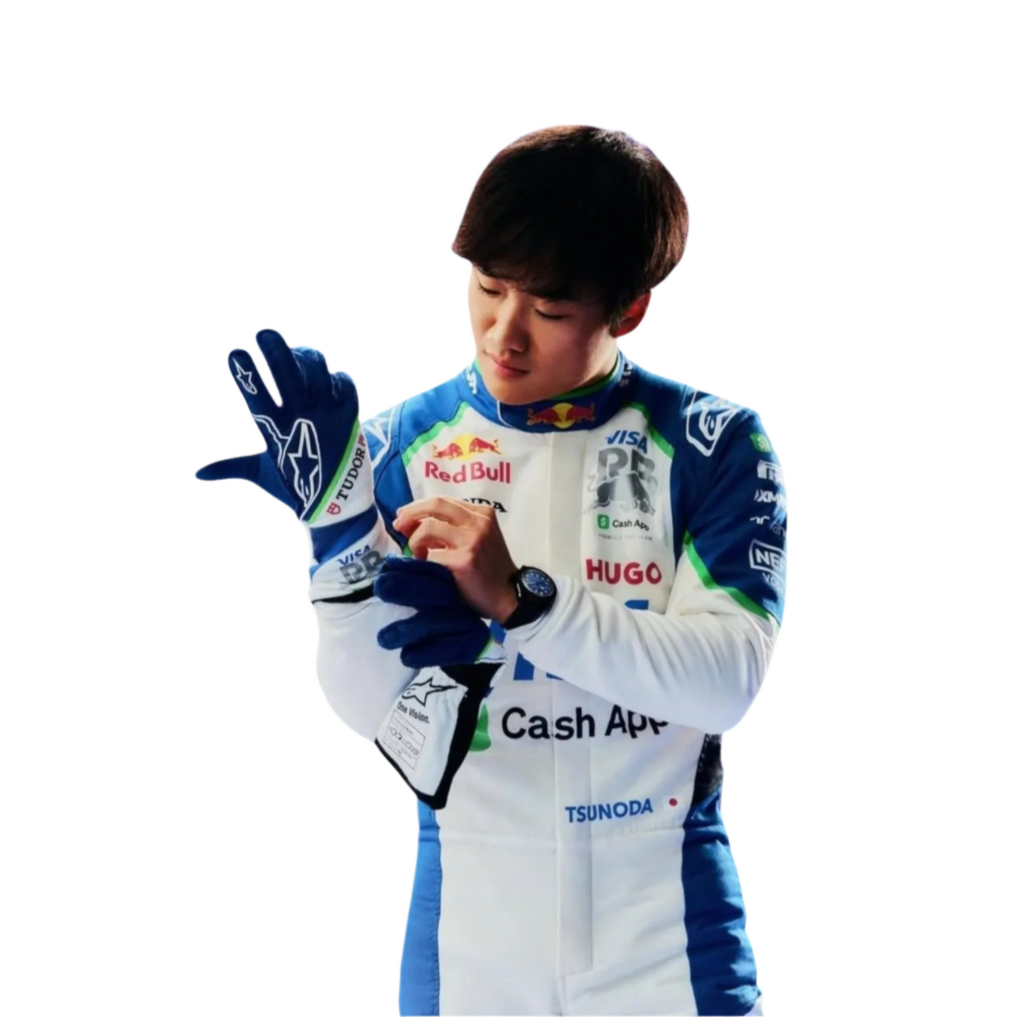 2025 Yuki Tsunoda Alphatauri Race Suit Ex Race Gear