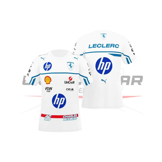 Charles Leclerc 2025 Monaco Race T-Shirt Ex Race Gear