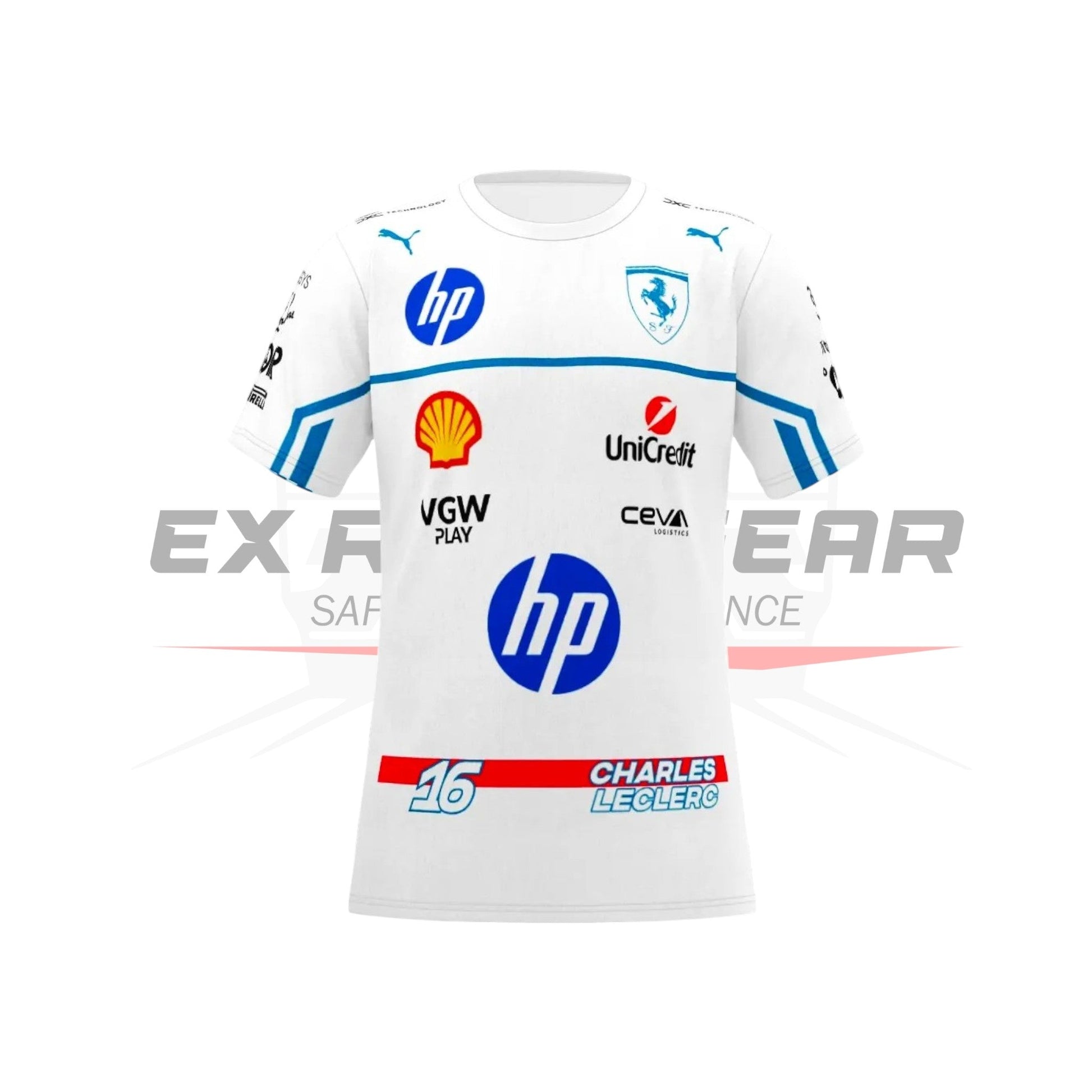 Charles Leclerc 2025 Monaco Race T-Shirt Ex Race Gear