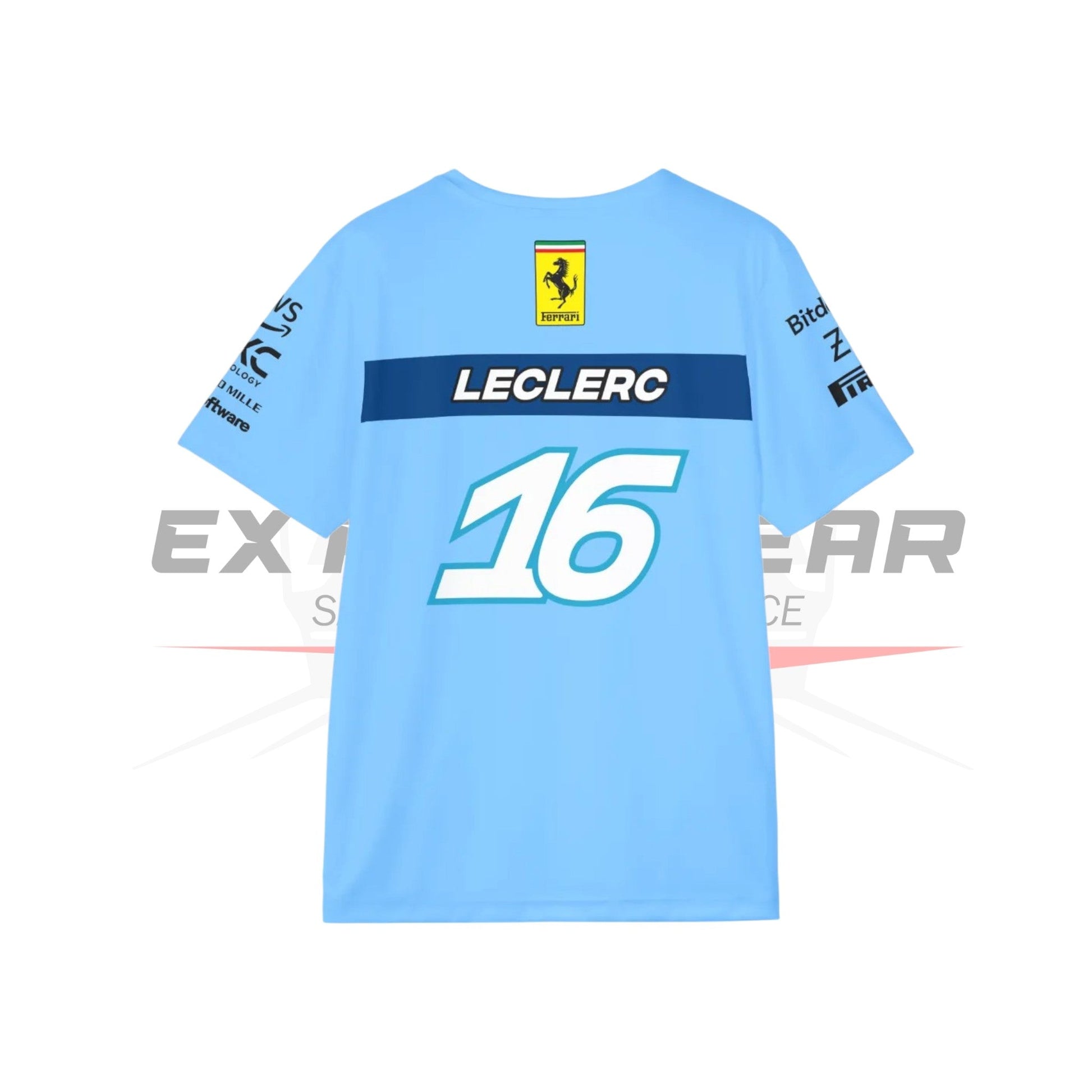 Charles Leclerc Miami Race Suit T-Shirt Ex Race Gear