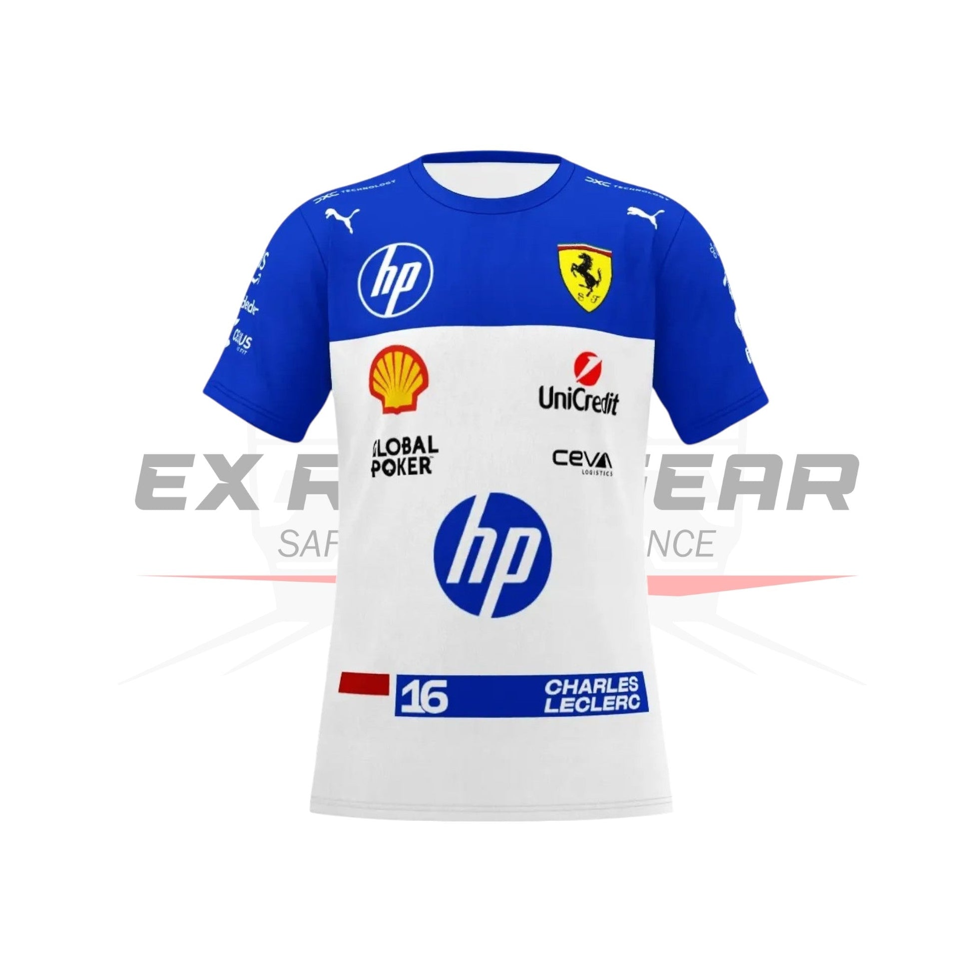 Scuderia Ferrari 2025 Miami Race Replica T-Shirt | Official F1 Merchandise Ex Race Gear