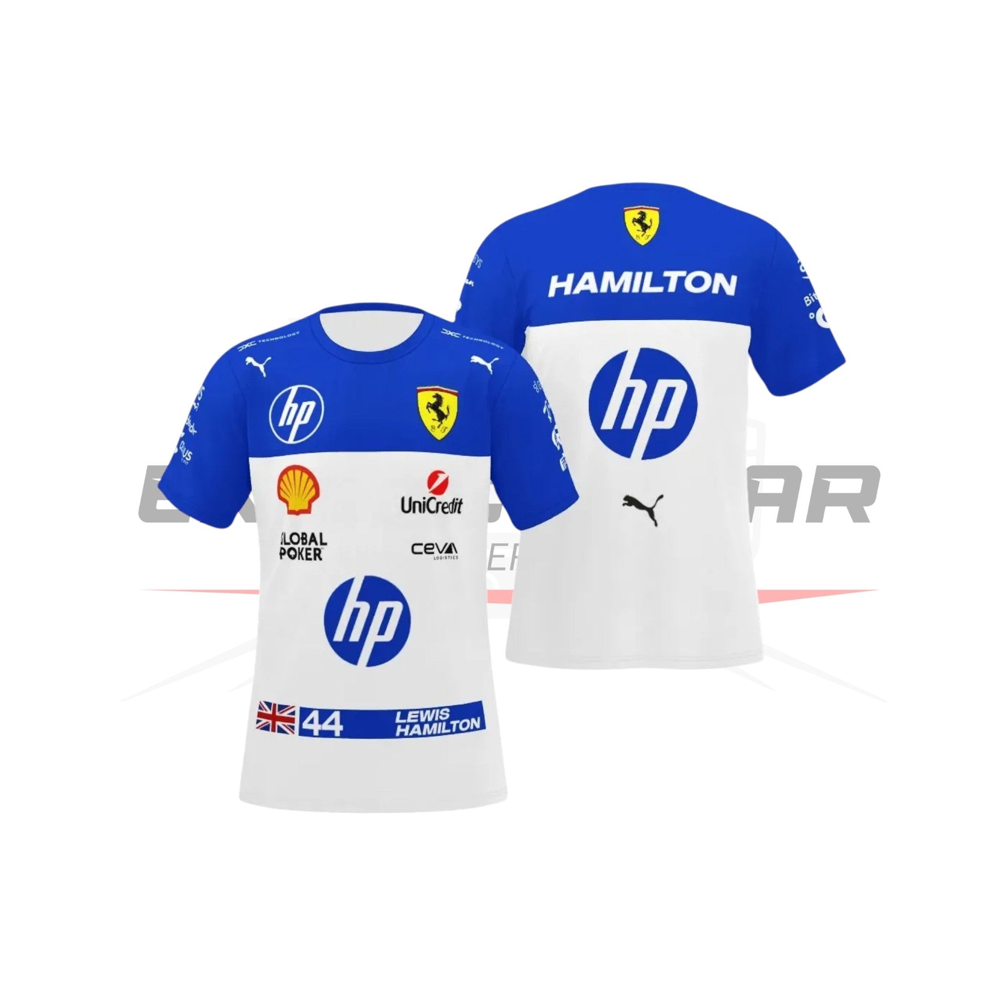 Scuderia Ferrari 2025 Miami Race Replica T-Shirt | Official F1 Merchandise Ex Race Gear