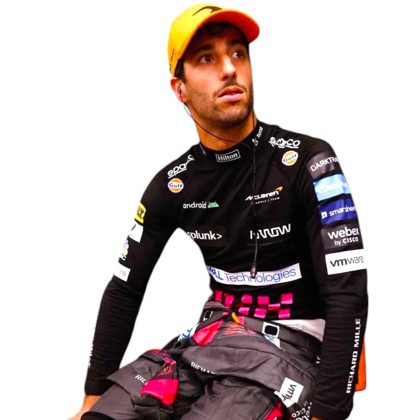 2022 Daniel Ricciardo Original Japan/Singapore GP Special Design McLaren F1 Suit Ex Race Gear