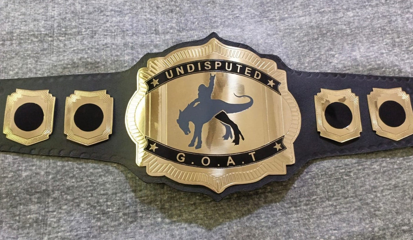 Custom Riding Dragon Championship Belt poshleathers-14b7