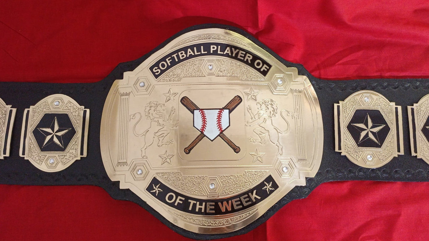 Custom Baseball Championship Belt Customize Wrestling Belts