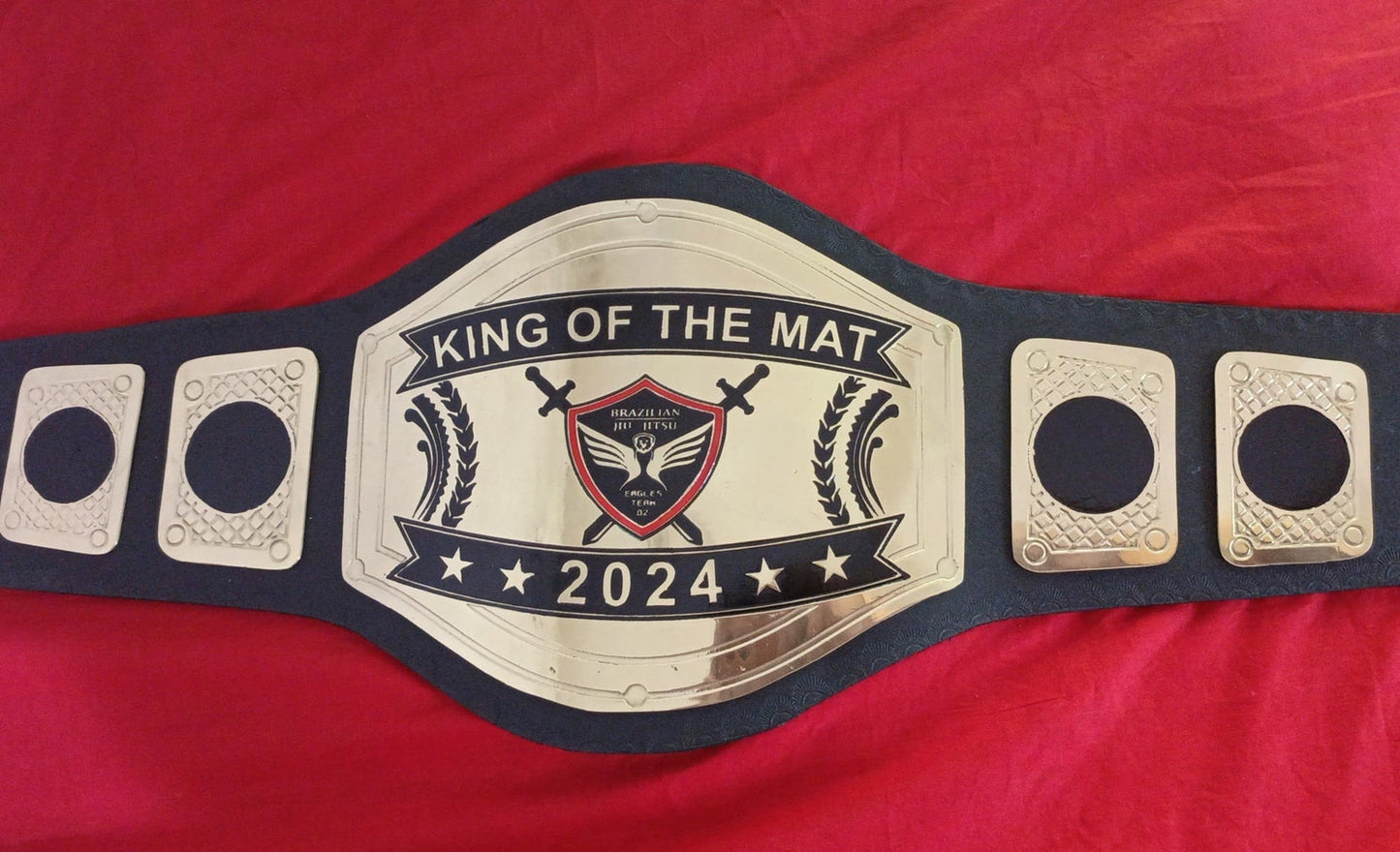 Custom Name and Sword And Eagle Logo Wrestling Championship Belt poshleathers-14b7
