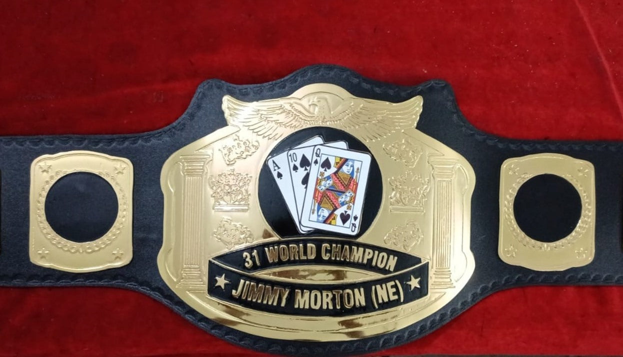 Custom Deck Of Cards Wrestling Championship Belt poshleathers-14b7