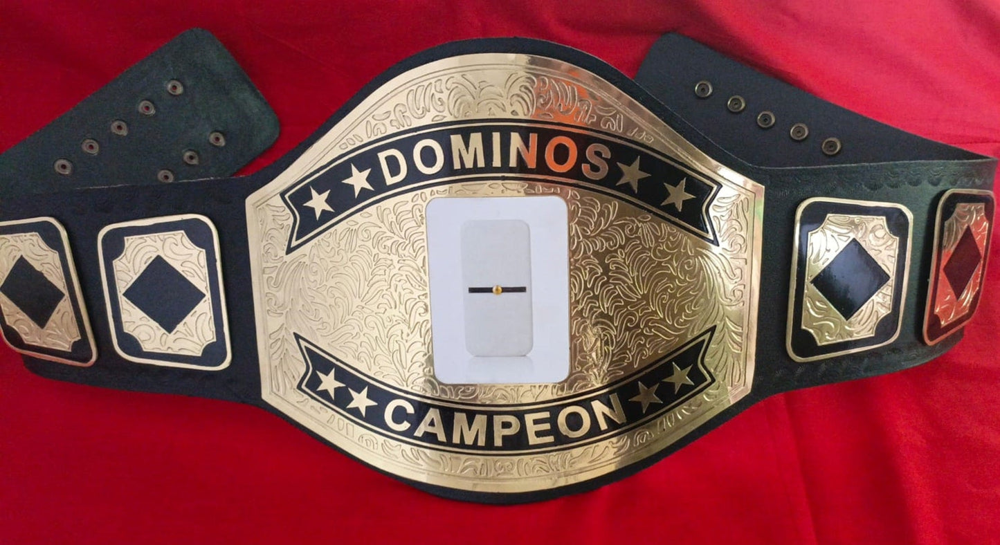 Custom Domino Wrestling Belt Logo Championship Belt Customize Wrestling Belts