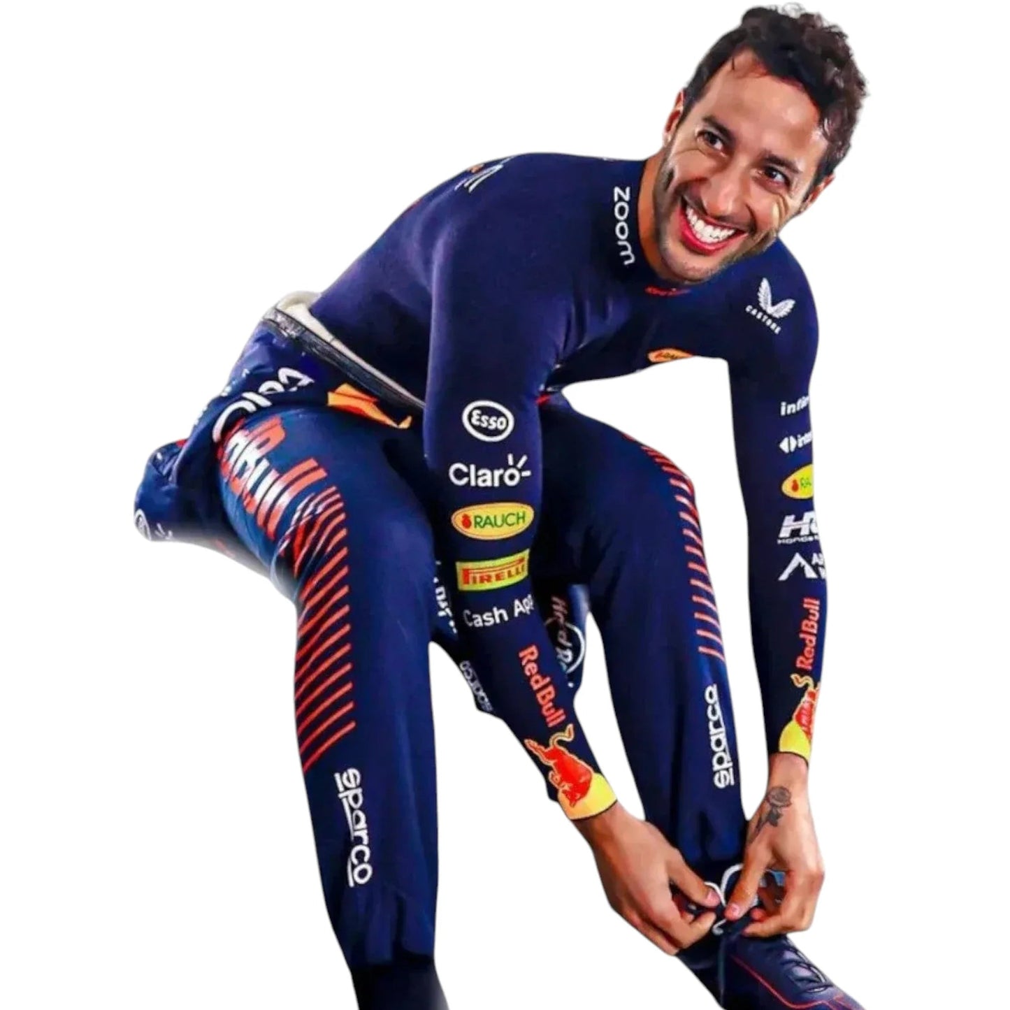 2023 Daniel Ricciardo Oracle Red Bull F1 Team Race Suit Ex Race Gear