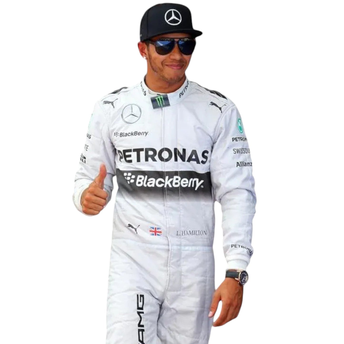2014 Lewis Hamilton Petronas Mercedes F1 Race Suit Rustle Racewears