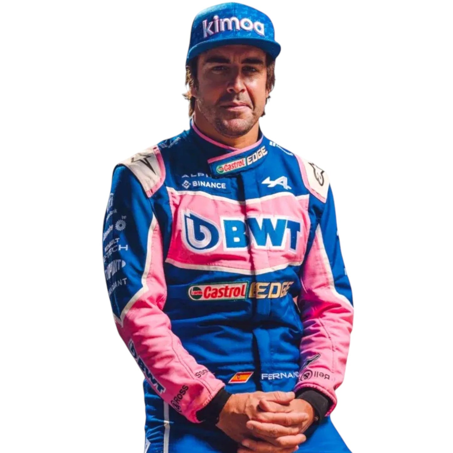 2022 Fernando Alonso BWT Alpine F1 Race Suit Replica Ex Race Gear