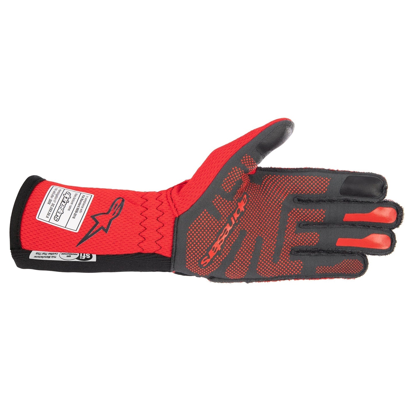 Alpinestars ZX Glove v3 Black White and Red Chicane Racewear